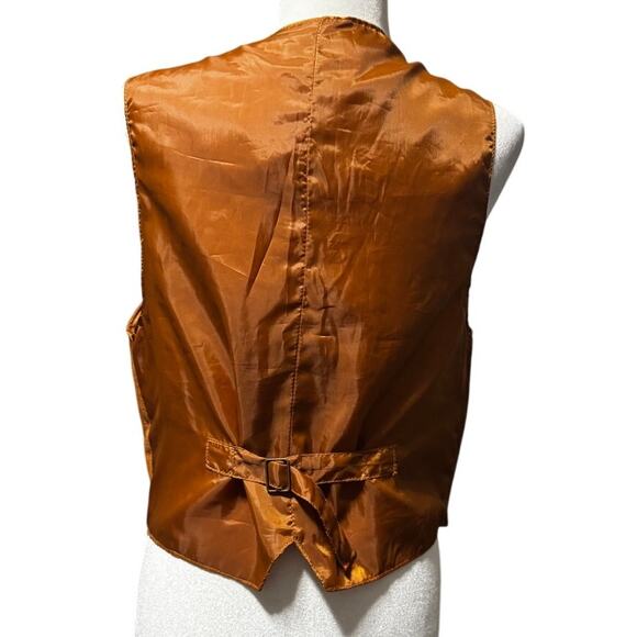 Rafael Suede Vest Rust Brown (Size M) Western Style Boho - Picture 3 of 5